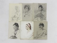 Lot 177 - Mary (Molly) Dickinson: a folio of drawings