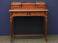 Lot 493 - A late 19th century French writing table