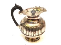 Lot 147 - A silver hot water jug