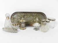 Lot 150 - A silver mounted pepper mill
