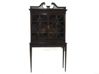 Lot 536 - A Chippendale Revival mahogany display cabinet