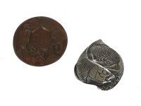 Lot 122 - Two cast medallions