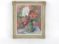 Lot 385 - Cyril J Ross (1891-1973)
STILL LIFE OF FLOWERS IN A VASE
Signed and dated 1949 l.l.