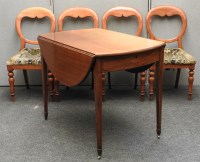 Lot 476 - A 19th century inlaid mahogany Pembroke table