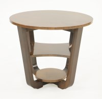 Lot 149 - An Art Deco walnut coffee table