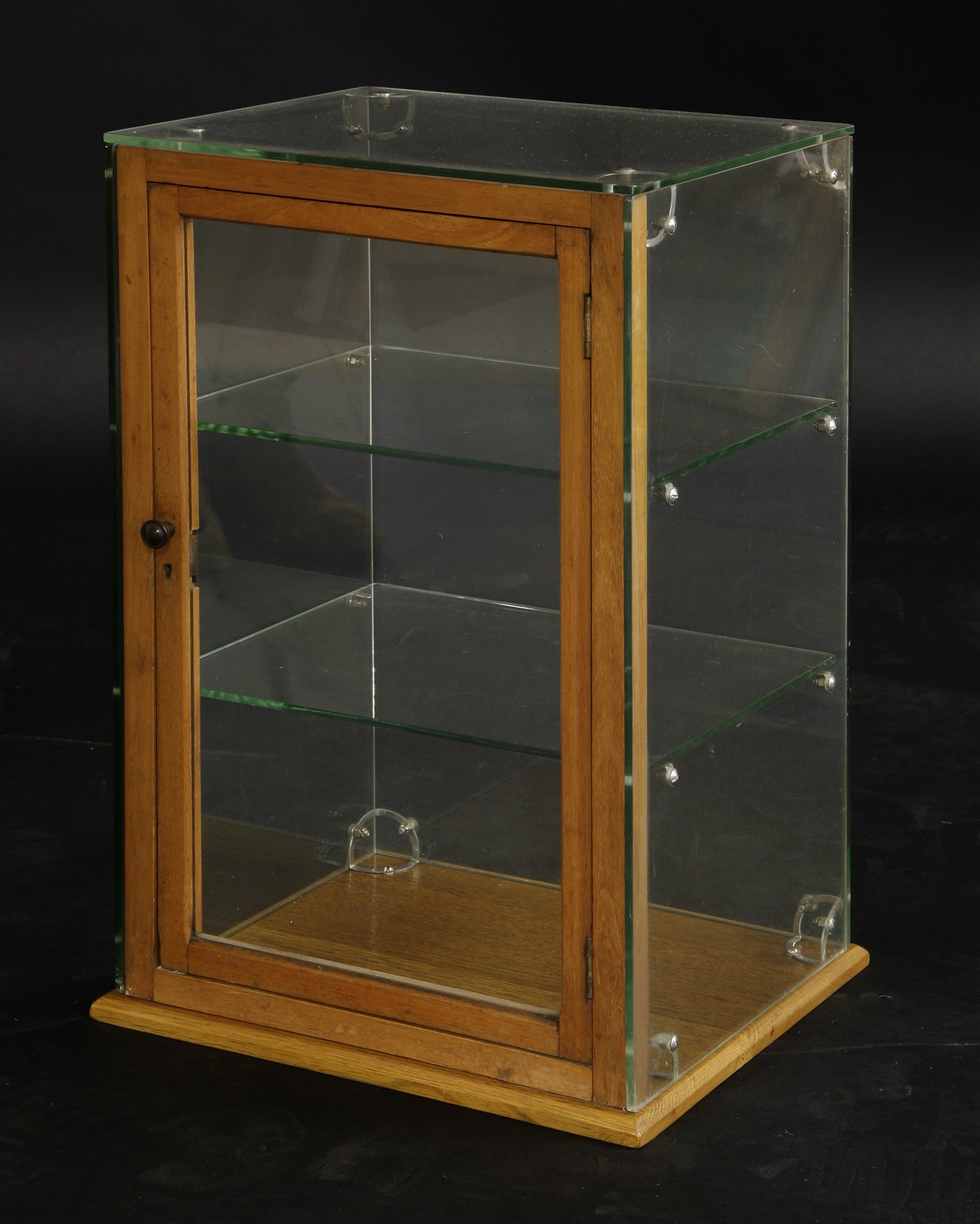 Lot 163 A glass table top display
