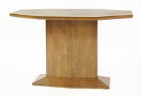Lot 176 - An Art Deco walnut centre table