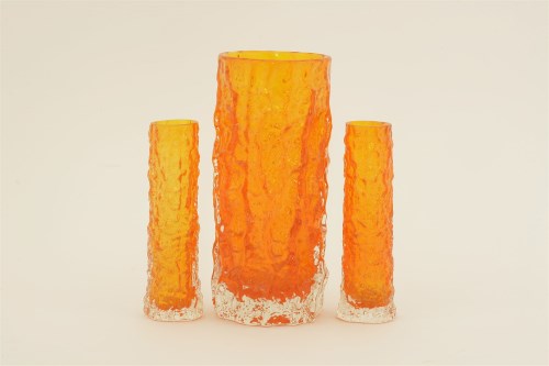 Lot 283 - A Whitefriars' tangerine glass vase