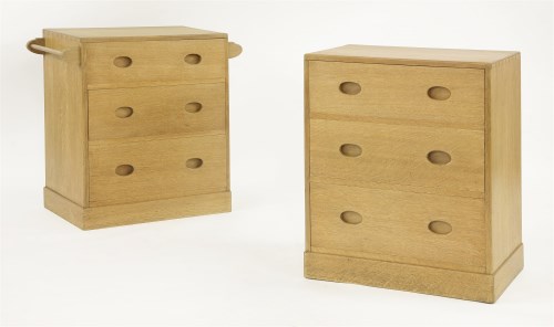 Lot 96 - A pair of oak chests