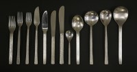 Lot 241 - A canteen of Viners stainless steel 'Studio' cutlery