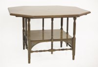 Lot 42 - An octagonal mahogany centre table