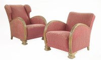 Lot 221 - A pair of Danish Art Deco armchairs