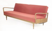 Lot 280 - A teak daybed