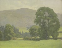 Lot 112 - *Cyril Frost (1880-1971)
'BLOXHAM'
Signed and dated 1945