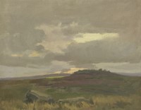 Lot 113 - *Cyril Frost (1880-1971)
A YORKSHIRE MOOR
Signed and dated '35 l.r.
