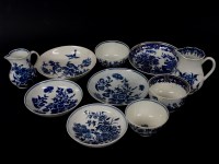 Lot 245 - A collection of 18th century blue and white porcelain