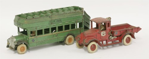 215 - An Arcade Toys cast iron popular truck