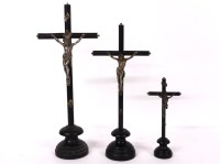 Lot 183 - Three early 20th century crucifixes