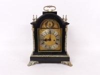Lot 506 - A mid 19th Century ebonised bracket clock by Desbois