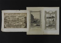 Lot 566 - Three engravings of Japanese interest