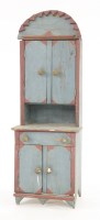 Lot 651A - An American painted pine child's dresser