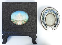 Lot 48 - Miniature on ivory of the Taj Mahal