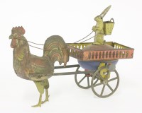 Lot 234 - A Lehmann tinplate Rooster and Rabbit cart