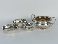 Lot 182 - A pair of silver octagonal dishes (hallmarked)