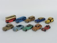 Lot 295 - A collection of vintage Dinky cars