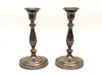 Lot 179A - A pair of 20th century candlesticks