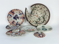 Lot 436 - A collection of Imari plates
