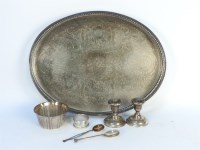 Lot 129 - A hallmarked silver bowl