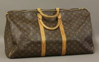 Lot 1313 - A Louis Vuitton 'Keepall 55' monogrammed holdall