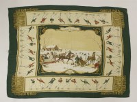 Lot 1052 - An Hermès silk and cashmere scarf