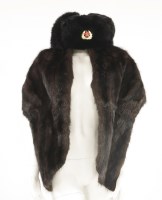 Lot 1114 - A black Coney fur Russian Cossack hat