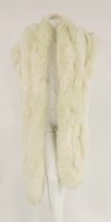 Lot 1106 - Zwin of London Exclusive white fox fur full-length stole