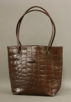 Lot 1272 - A Mulberry vintage brown Congo leather shopper handbag