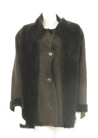 Lot 1174 - A Nicole Farhi brown sheepskin jacket