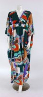 Lot 1134 - A Colin Glascoe London psychedelic print long dress