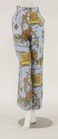 Lot 1137 - A pair of Hermès Paris silk trousers