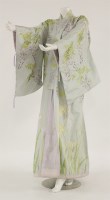 Lot 1138 - A Slida Takashimaya Kyoto pale blue silk kimono