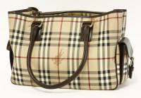 Lot 1285 - A Burberry medium shoulder bag