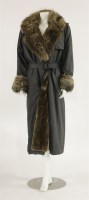 Lot 1124 - A Birger Christensen grey mackintosh coat