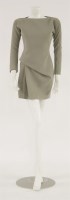 Lot 1159 - An Halston Heritage grey-green mini dress