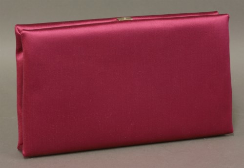 Lot 1292 - A Giorgio Armani silk clutch handbag