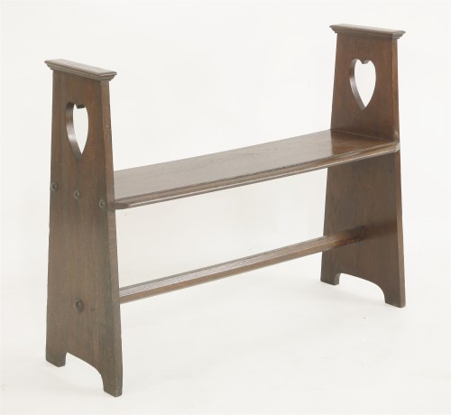 Lot 15 - An Arts and Crafts oak bench