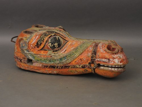 Lot 685 - A large Indian horse head