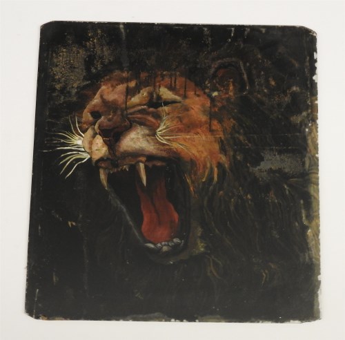 Lot 549 - A pair of 19th century reverse paintings on glass