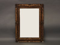 Lot 605 - A late 19th century gilt framed mirror