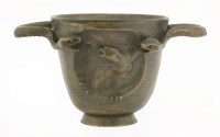 Lot 165 - A bronze urn
